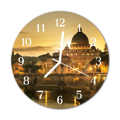 Orologio rotondo in vetro Basilica