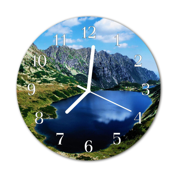 Orologio rotondo Montagne del lago