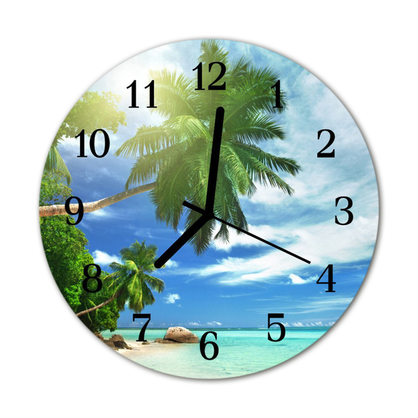 Orologio rotondo Palm island