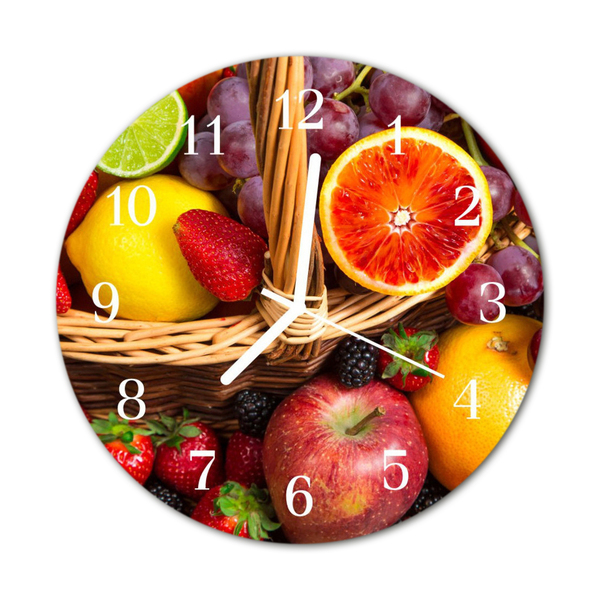 Orologio rotondo Frutta