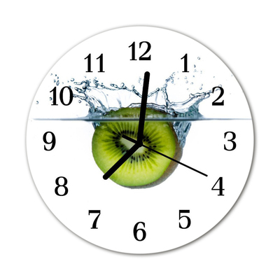 Orologio rotondo in vetro Kiwi