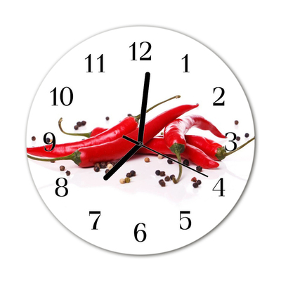 Orologio rotondo Peperoncino