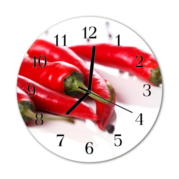 Orologio rotondo Peperoncino