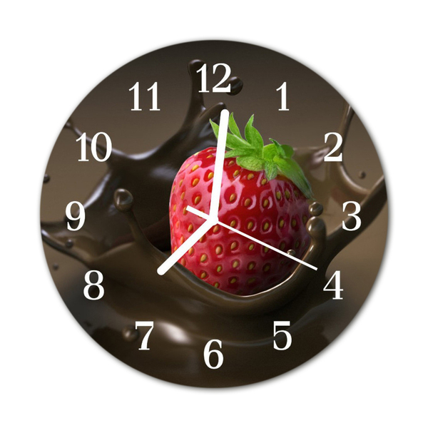 Orologio rotondo Cioccolato