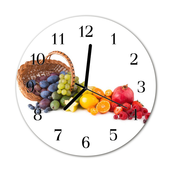 Orologio rotondo Frutta