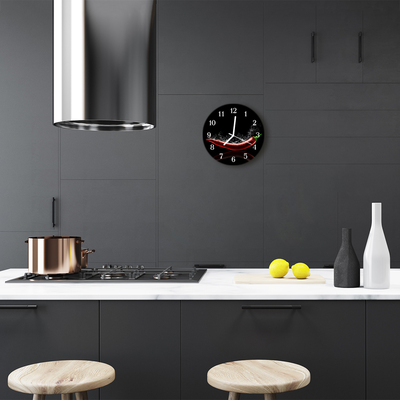Orologio rotondo Peperoncino