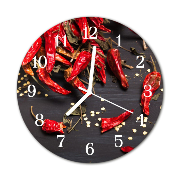 Orologio rotondo Peperoncino