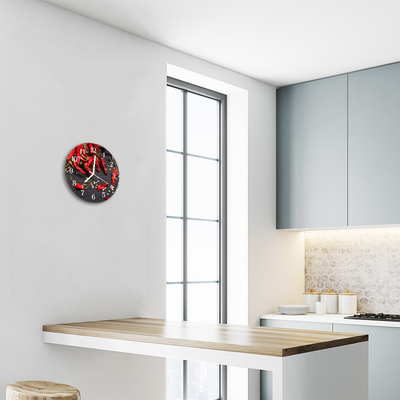 Orologio rotondo Peperoncino