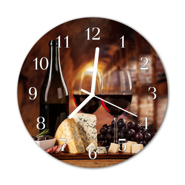 Orologio rotondo Vino