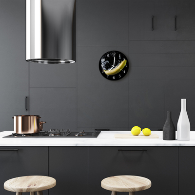 Orologio rotondo in vetro Banana