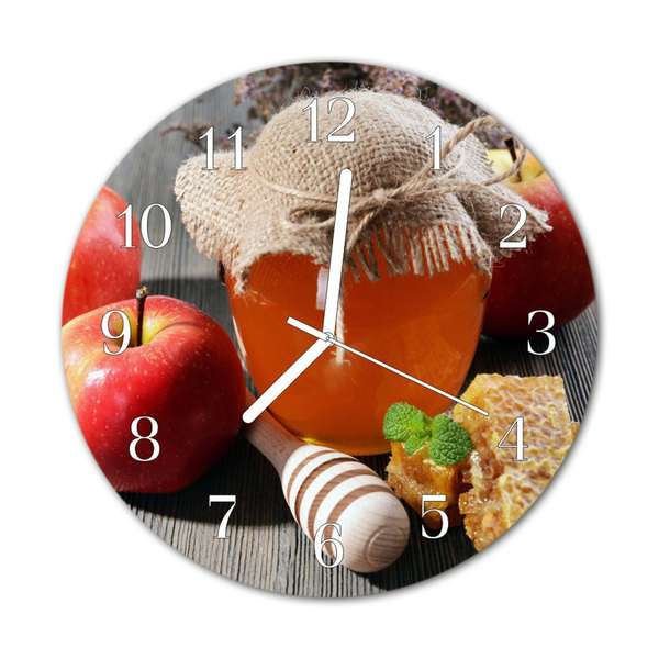 Orologio rotondo Mela al miele