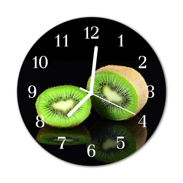 Orologio rotondo in vetro Kiwi