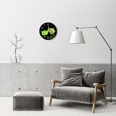 Orologio rotondo in vetro Kiwi