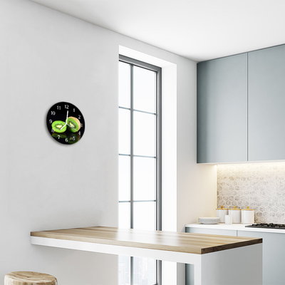 Orologio rotondo in vetro Kiwi