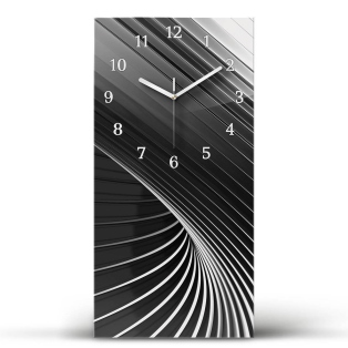 NUOVO Orologio Da Parete Moderno 20 Cm, Cornice Nera E Vetro, Movimento Silenzioso Al Quarzo, Facile Da Leggere, Per Cucina E Soggiorno