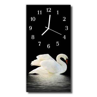 Orologio verticale Animali swan colored bird