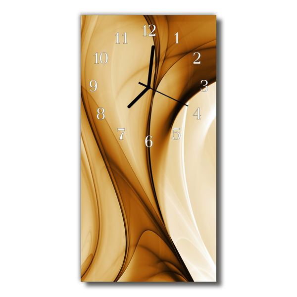 Orologio verticale Arte grafica art beige