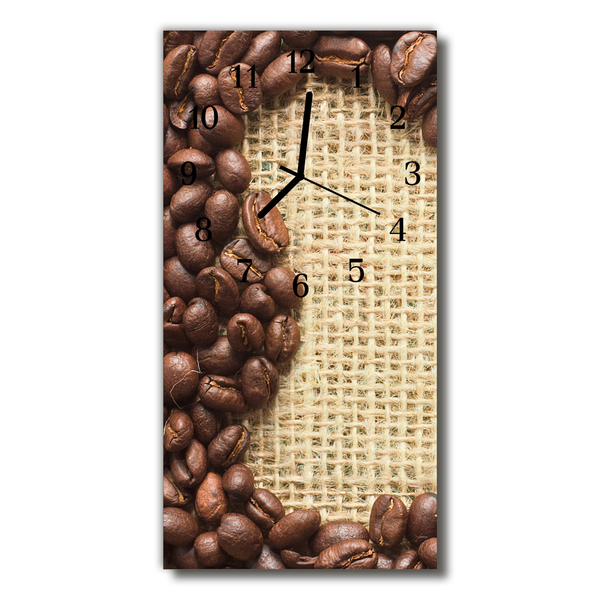 Orologio verticale Cucina caffè beige grano