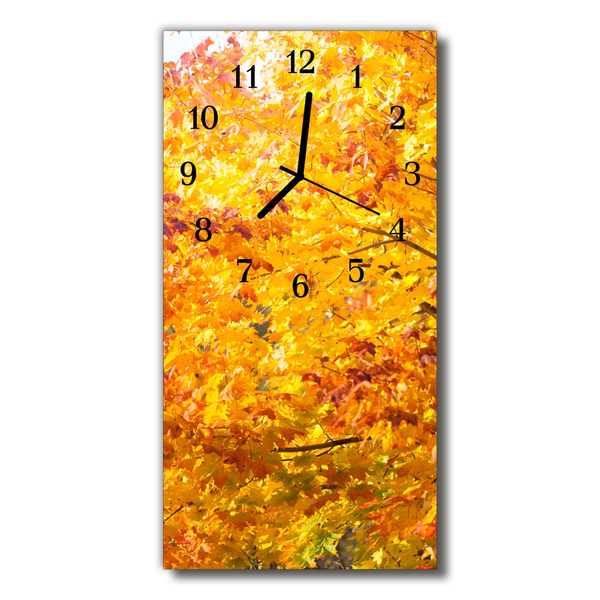 Orologio verticale Nature autumn gold