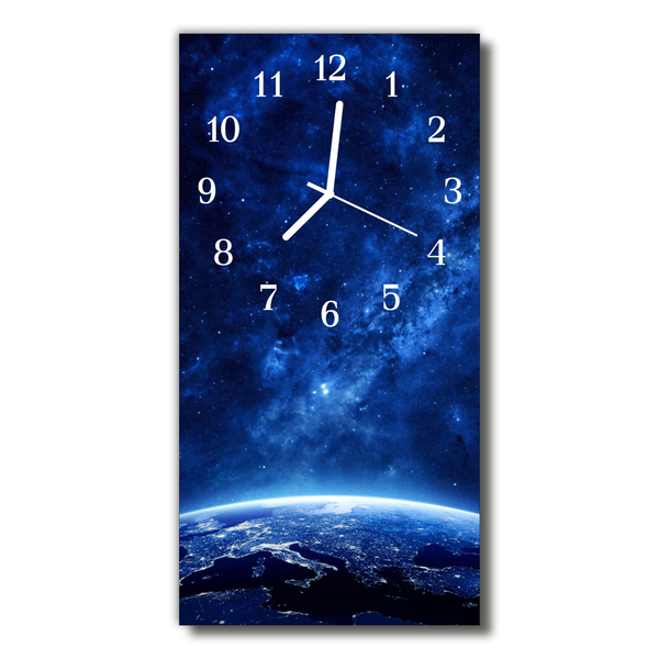 Orologio verticale Universo di stelle blu