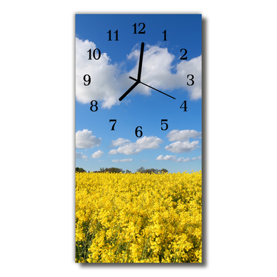 Orologio verticale Paesaggi colorful field