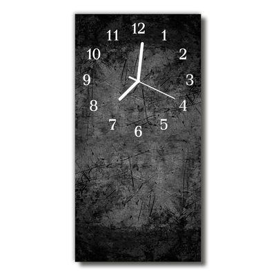 Orologio verticale Art black wall