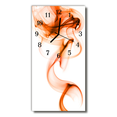 Orologio verticale Colore dell'onda art smoke