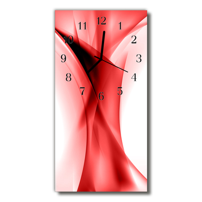 Orologio verticale Art graphics red