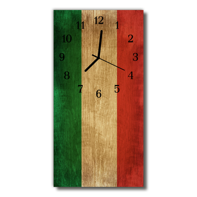 Orologio verticale Bandiera colorata italiana