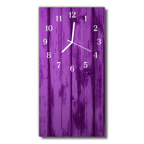 Orologio verticale Legno viola