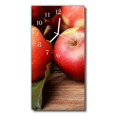 Orologio verticale Frutta colorata di mela da cucina