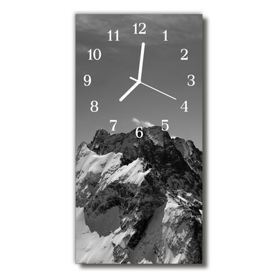 Orologio verticale Paesaggi paesaggio grigio cima