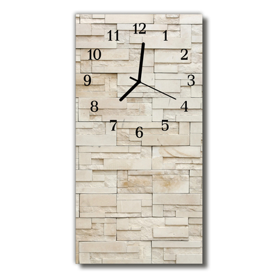 Orologio verticale Nature stones beige brick