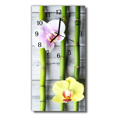 Orologio verticale Fiori di bambĂą orchidea colorata