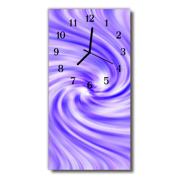 Orologio verticale Vortex purple tunnel