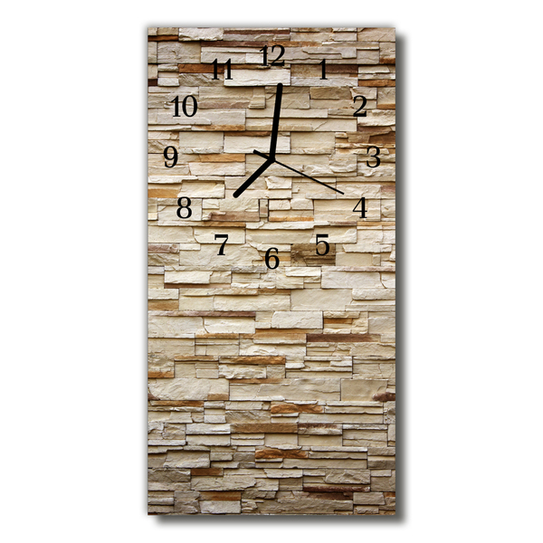 Orologio verticale Pietre decorative beige