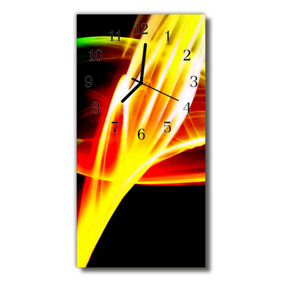 Orologio verticale Art graphics abstrazione colorata