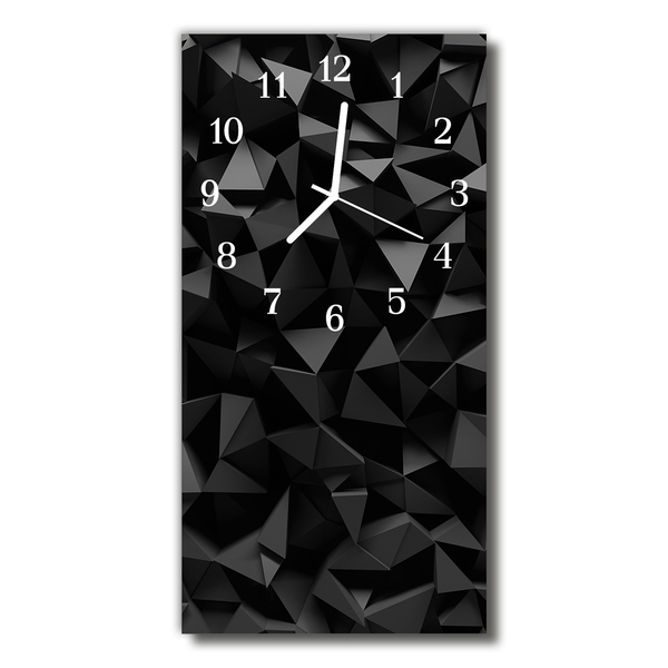 Orologio verticale Geometria grafica moderna 3d