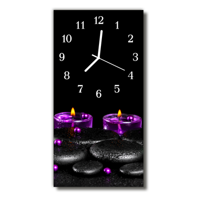 Orologio verticale Pietre colorate di candele spa