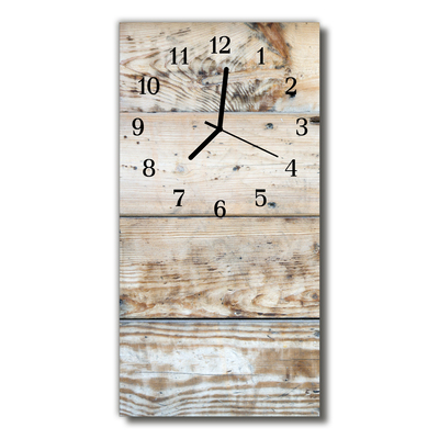 Orologio verticale Legno naturale beige