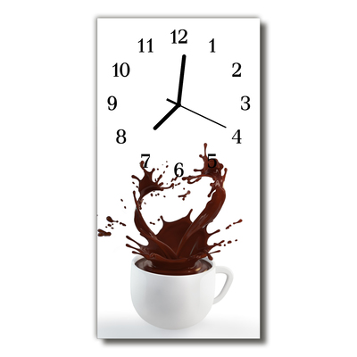 Orologio verticale Cucina caffè colorato