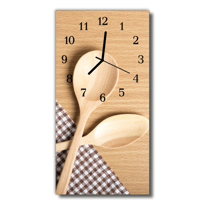 Orologio verticale in vetro Cucina a cucchiaio beige