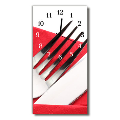 Orologio verticale Kitchery kitchen colorful fork