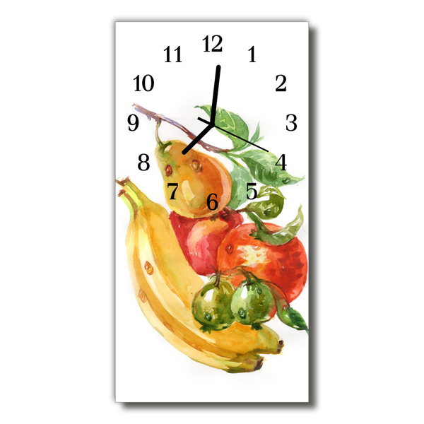 Orologio verticale Cucina di banana di frutta acquerello