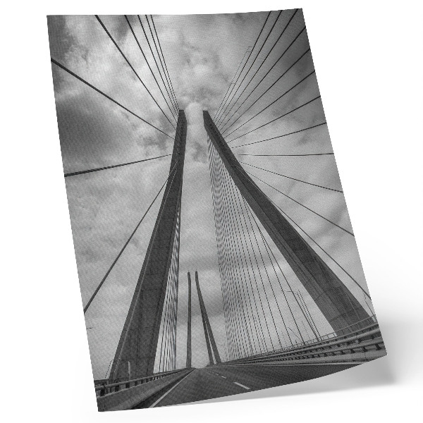 Foto su tela ponte di corda modernità eleganza simmetria