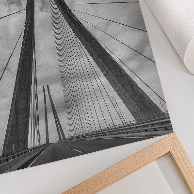 Foto su tela ponte di corda modernità eleganza simmetria