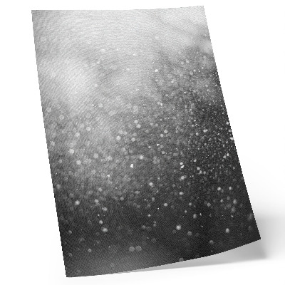 Stampa su tela Delicata e tenue sfumatura grigio chiaro del bokeh