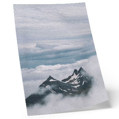Stampa su tela Cime montuose nella nebbia, pace, eleganza