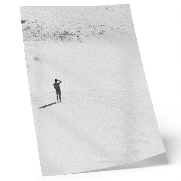 Foto su tela Minimalismo, solitudine, spazio, pace.