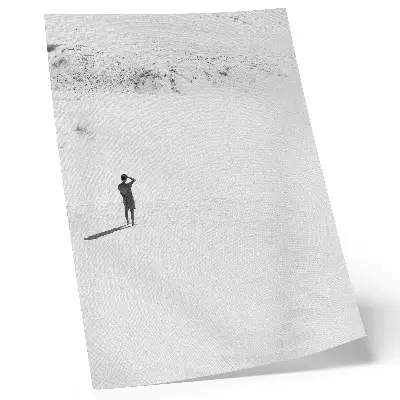 Foto su tela con soggetto di minimalismo, solitudine, spazio e pace